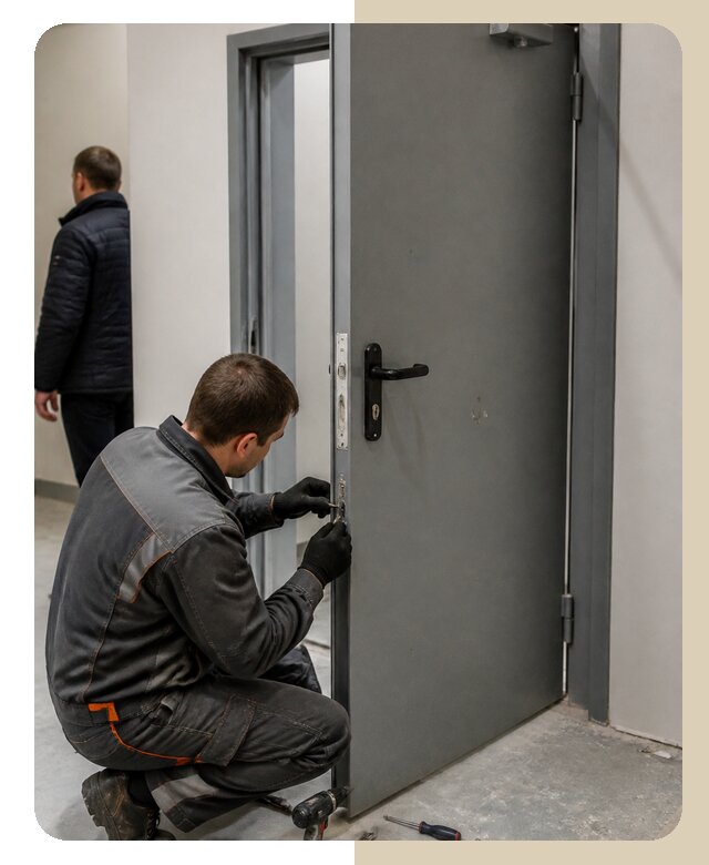 Ремонт противопожарной двери в Ялуторовске по цене 6714 р. | ДвериЛегко-Лтр